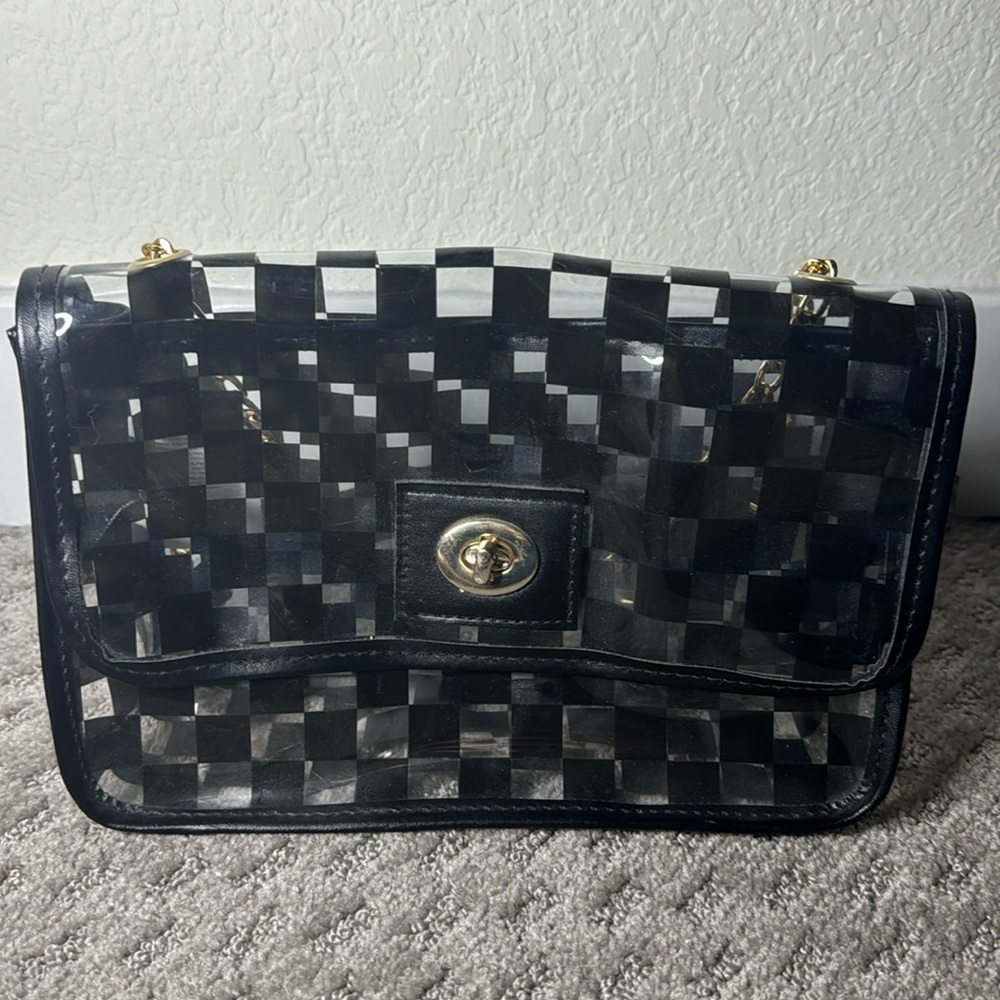 Checkered Purse